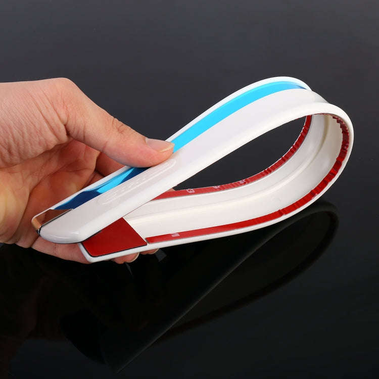 4 PCS Universal Car Auto Plastic Wrap Rubber Front Rear Body Bumper Guard Protector Strip Sticker