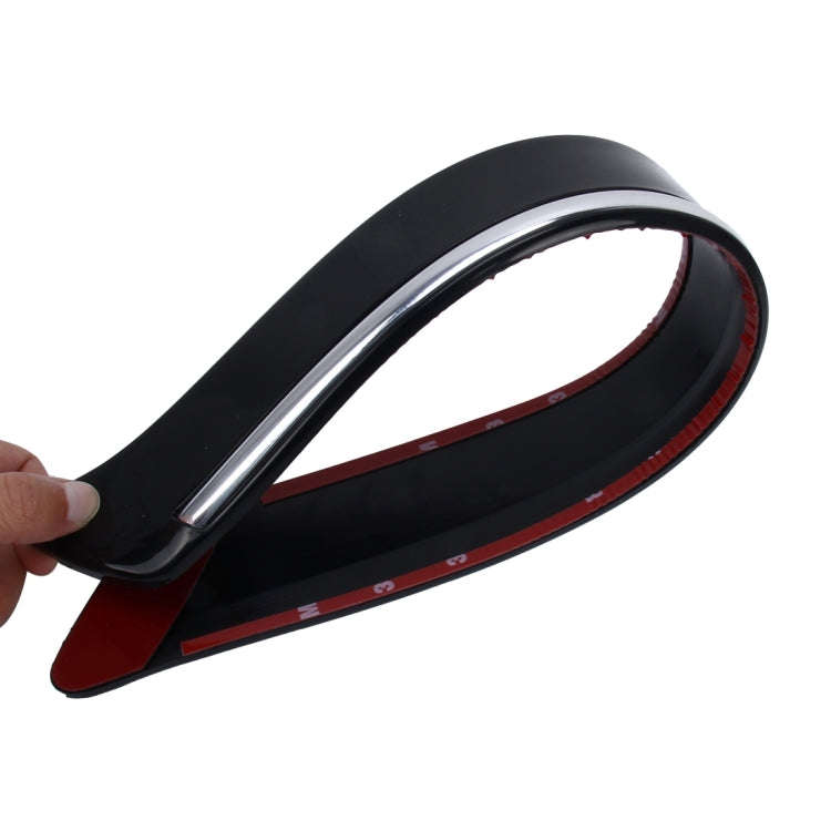 4 PCS Universal Car Auto Plastic Wrap Rubber Front Rear Body Bumper Guard Protector Strip Sticker...