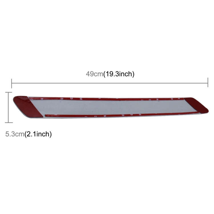 4 PCS Universal Car Auto Plastic Wrap Rubber Front Rear Body Bumper Guard Protector Strip Sticker...