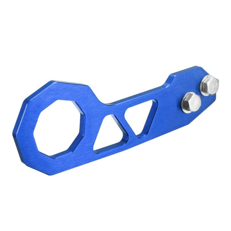 Aluminum Alloy Rear Tow Towing Hook Trailer Ring for Universal Car Auto with 2 x Screw Holes(Blue)