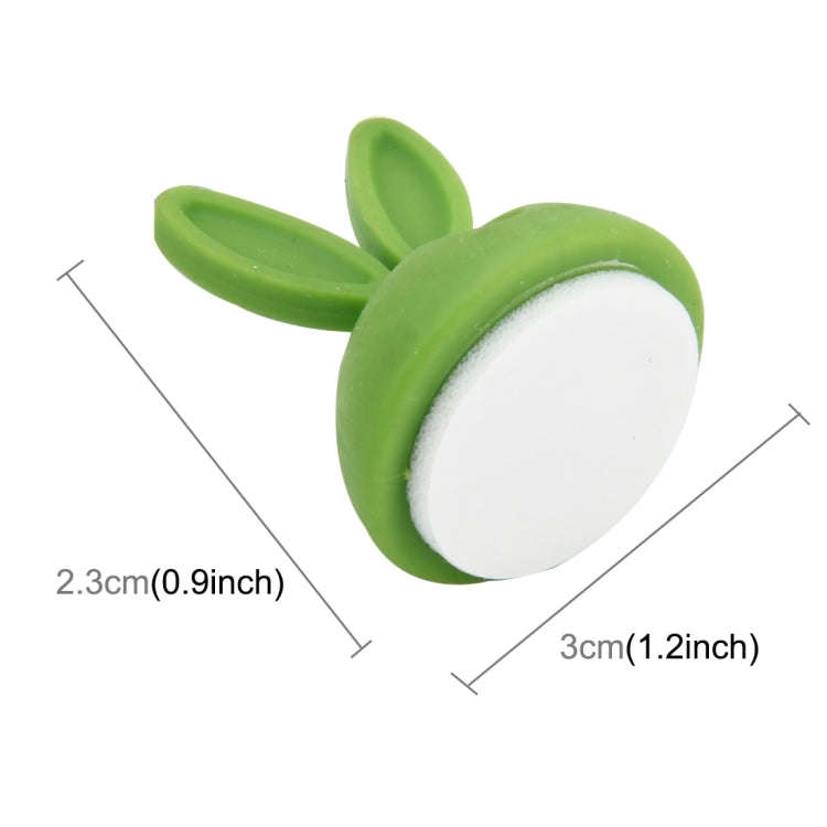 6 PCS CC-941 Rabbit Shape Single Hole Cable Clips Holder, Cable Management System and Cord Organi...