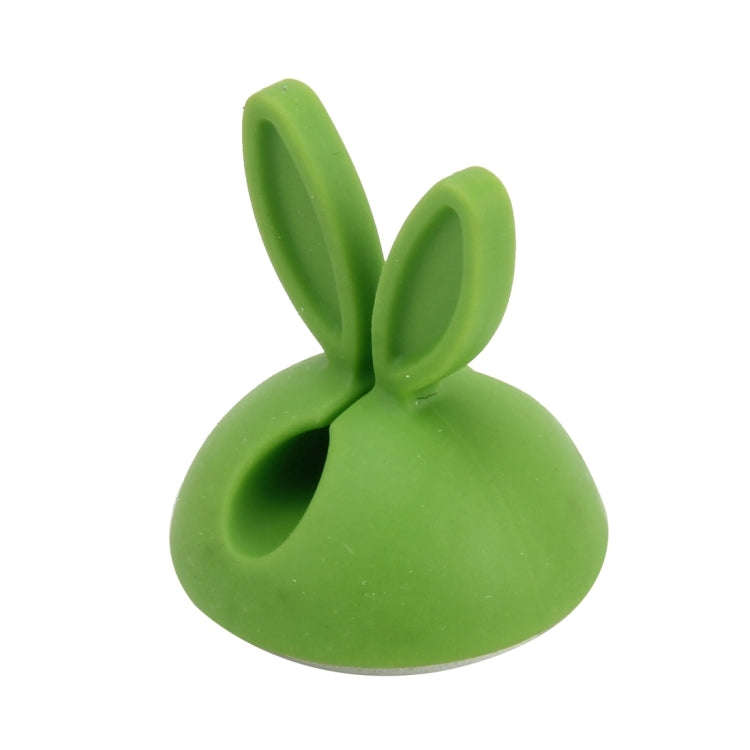 6 PCS CC-941 Rabbit Shape Single Hole Cable Clips Holder, Cable Management System and Cord Organi...