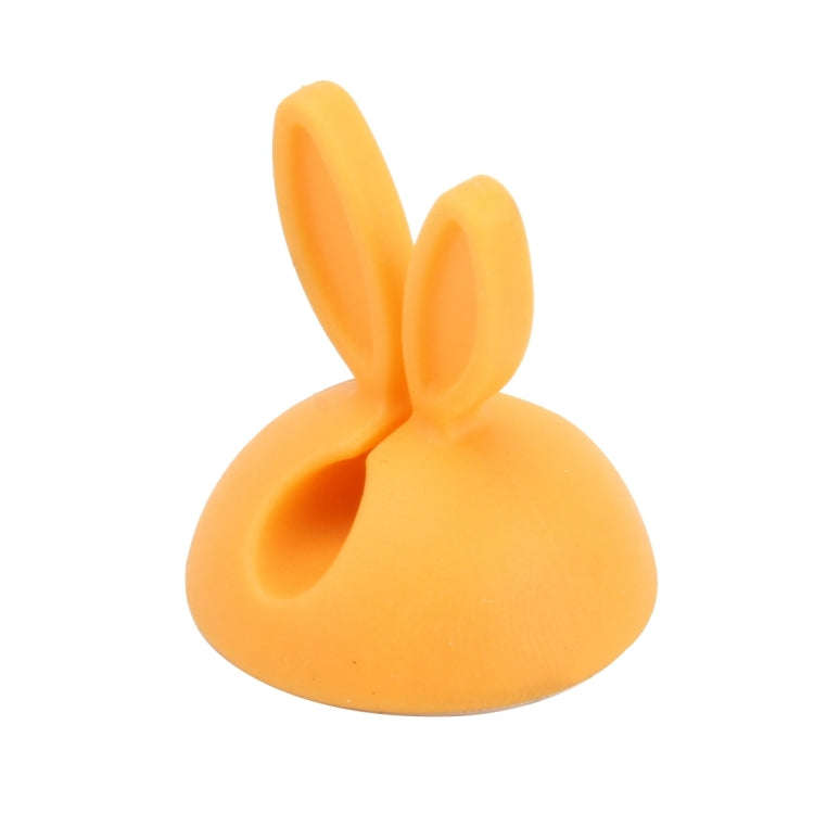 6 PCS CC-941 Rabbit Shape Single Hole Cable Clips Holder, Cable Management System and Cord Organi...