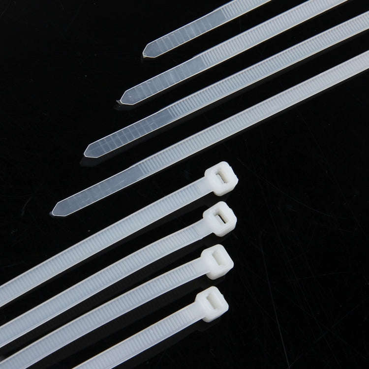 250pcs /Pack 5mm*300mm Nylon Cable Ties(White)