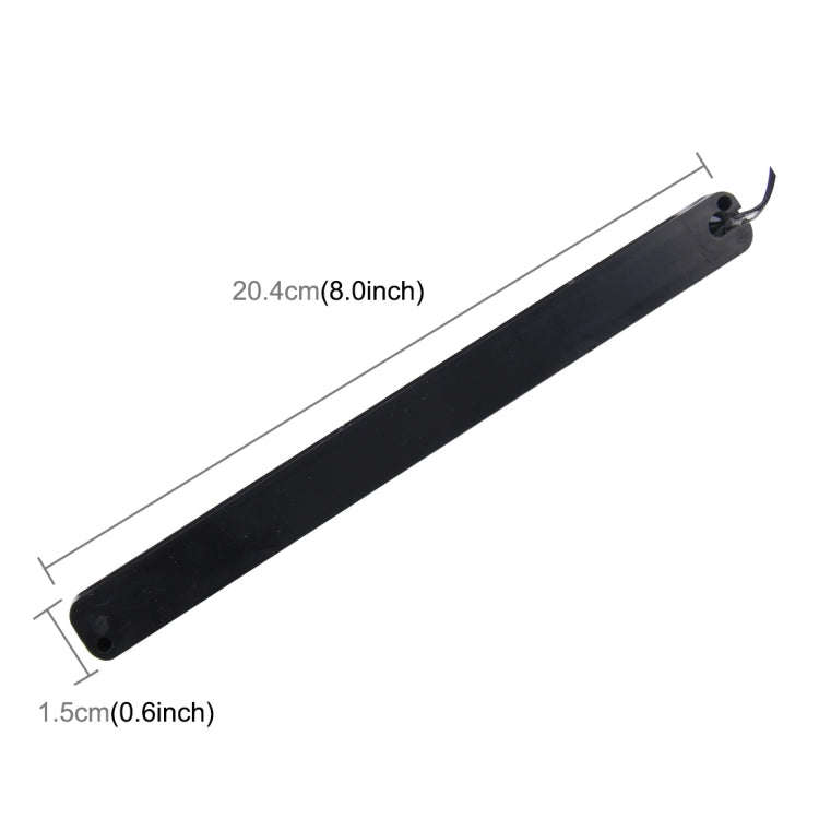 2 PCS 8W 240 LM 6000K DRL Daytime Running Light with 8 SMD-5050 Lamps, DC 12V(White Light)