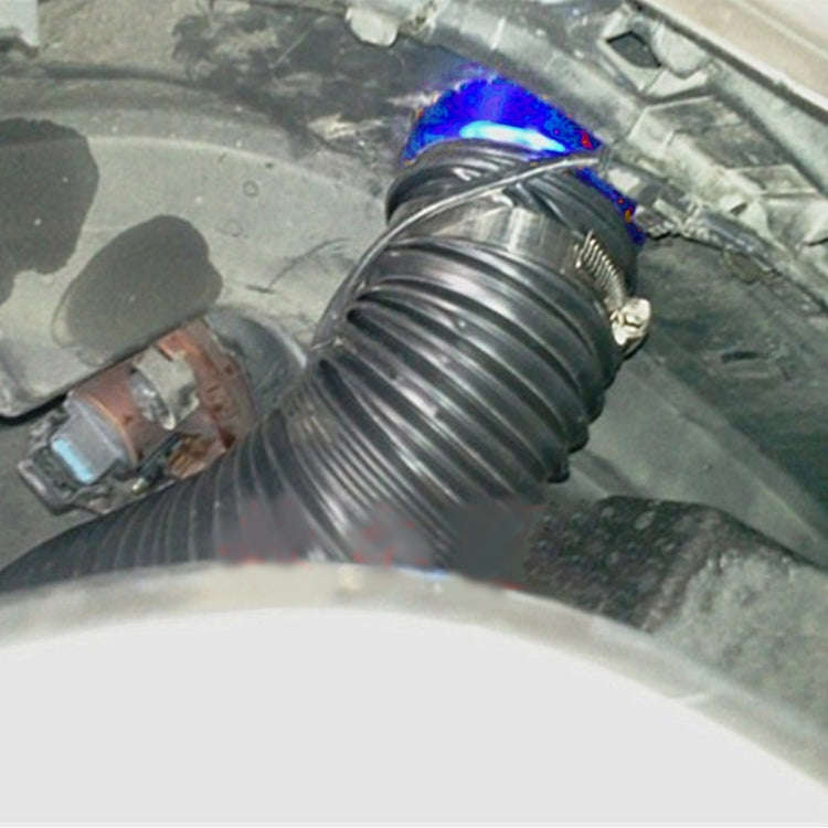 Car Auto Universal Tube Air Filter Adjustable Cold Air Injection Intake System Pipe Without Air F...