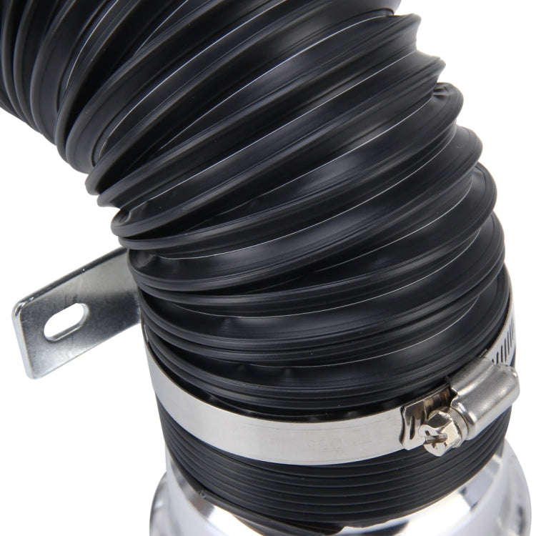Car Auto Universal Tube Air Filter Adjustable Cold Air Injection Intake System Pipe Without Air F...