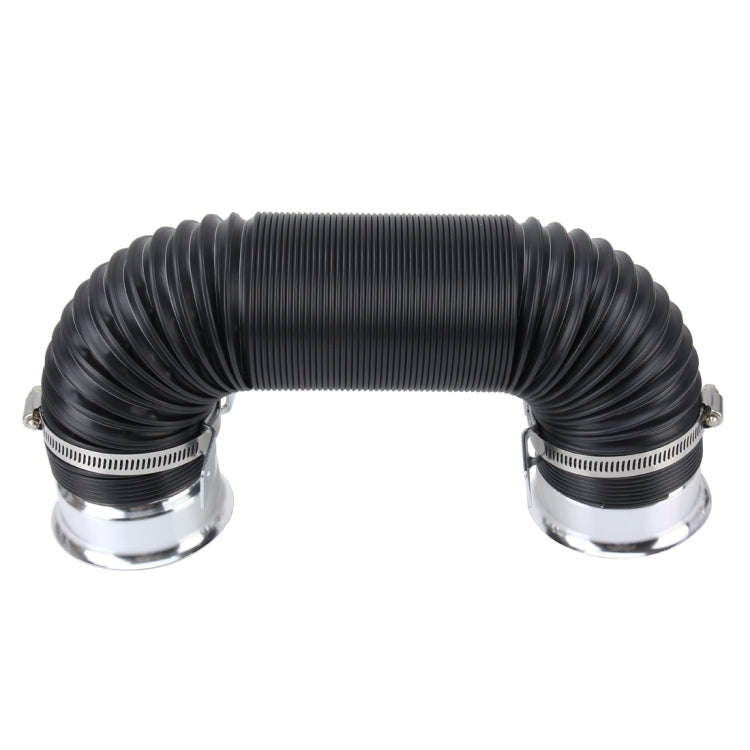 Car Auto Universal Tube Air Filter Adjustable Cold Air Injection Intake System Pipe Without Air F...