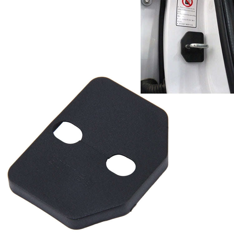 4 PCS Car Door Lock Buckle Decorated Rust Guard Protection Cover for SKOD Octavia 2015 Version Cl...