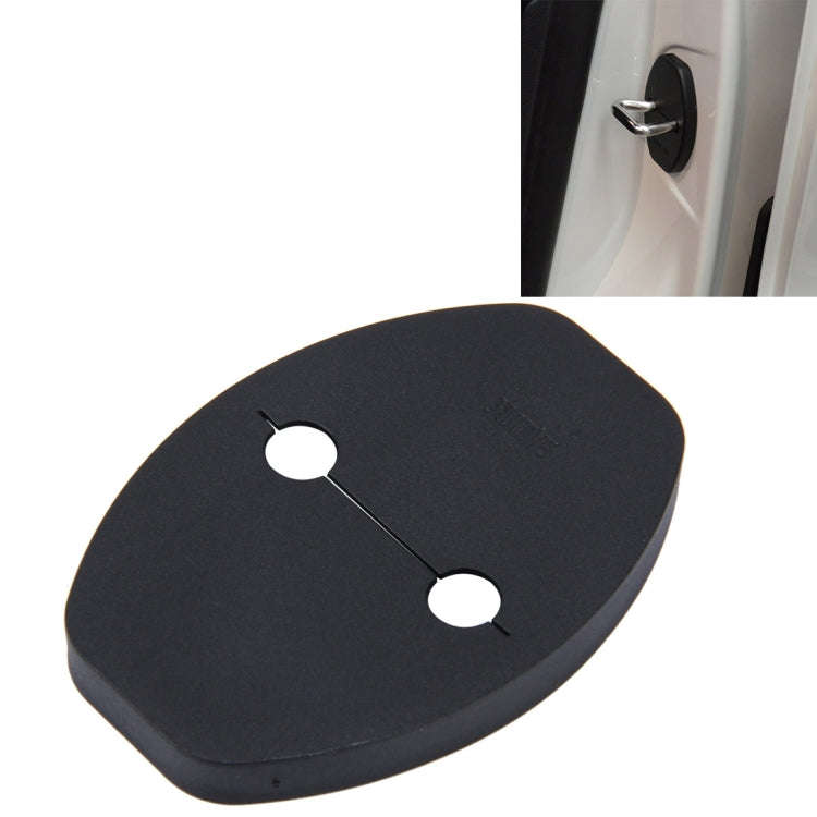 4 PCS Car Door Lock Buckle Decorated Rust Guard Protection Cover for Audi A4L Q3 Q5 Q7 Porsche Ca...