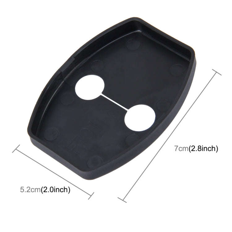 4 PCS Car Door Lock Buckle Decorated Rust Guard Protection Cover for Toyota RAV4 Corolla Reiz VIO...