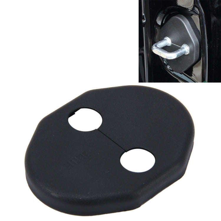 4 PCS Car Door Lock Buckle Decorated Rust Guard Protection Cover for FAW B70 X80 B90 Mazda3 MITSU...