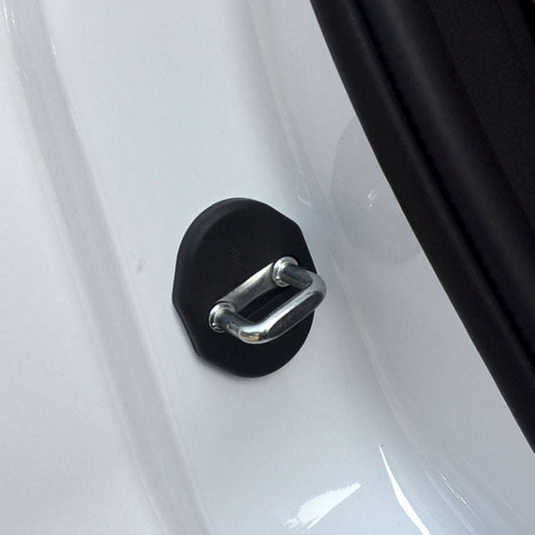 4 PCS Car Door Lock Buckle Decorated Rust Guard Protection Cover for Besturn B50 B70 Hawtai BOLIG...