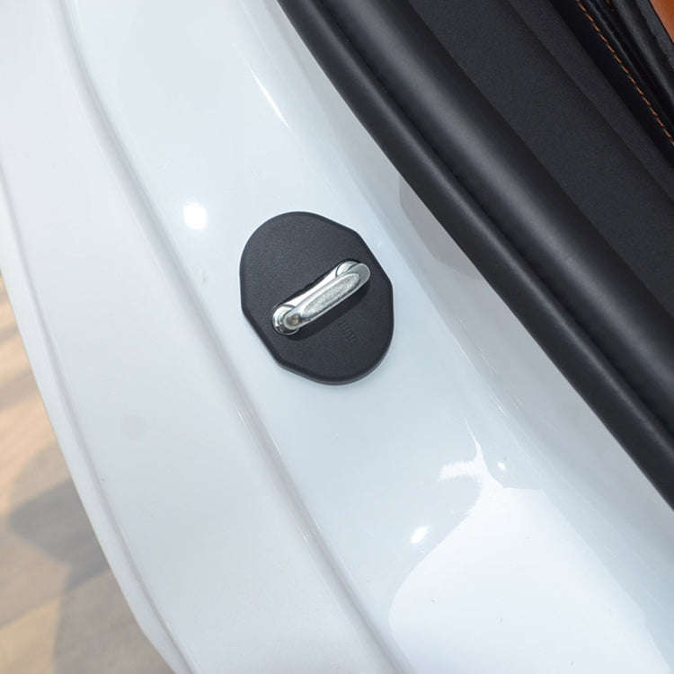 4 PCS Car Door Lock Buckle Decorated Rust Guard Protection Cover for Besturn B50 B70 Hawtai BOLIG...