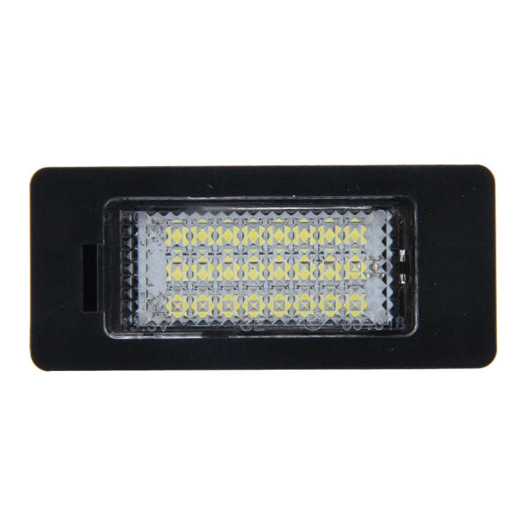 2 PCS License Plate Light with 24 SMD-3528 Lamps for BMW E81/E82/E90/E91/E92/E93/E60/E61/E39 (Whi...