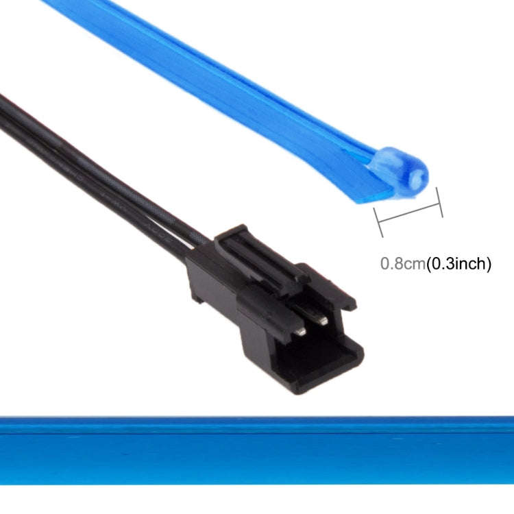 3m Cold Light Flexible LED Strip Light For Car Decoration(Blue Light)