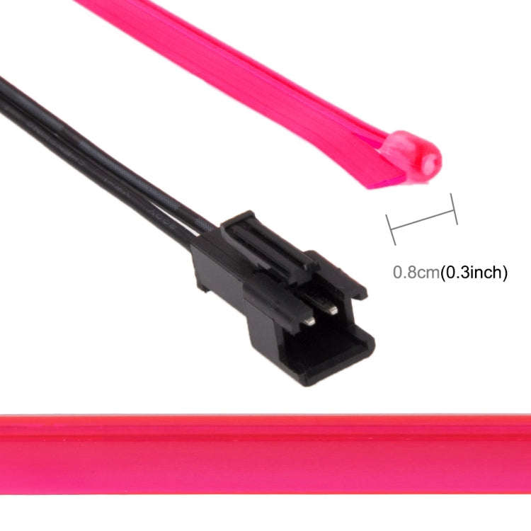 3m Cold Light Flexible LED Strip Light For Car Decoration(Pink Light)
