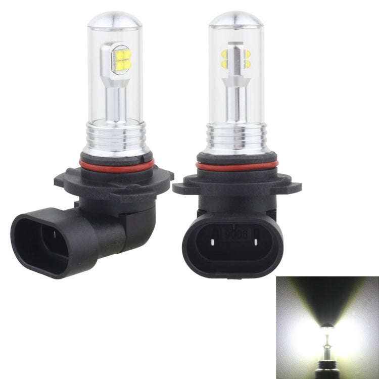 2 PCS  9005 40W 800 LM 6000K 8 LEDs Car Fog Lights, DC 12V(White Light)