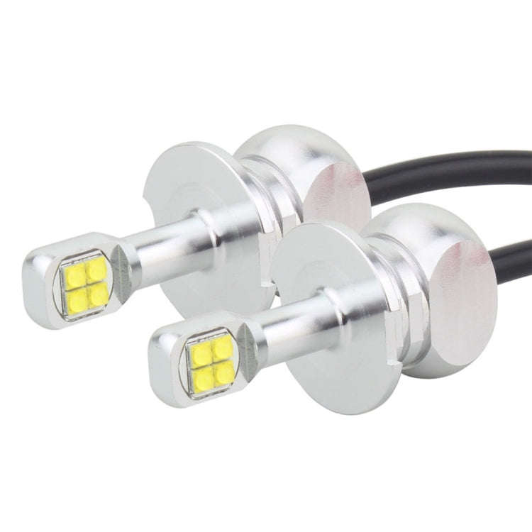 2 PCS  H3 40W 800 LM 6000K 8 LEDs Car Fog Lights, DC 12V(White Light)