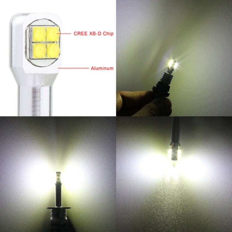 2 PCS  T10 40W 800 LM 6000K Car Clearance Light Reading Light License Light with 8 Lamp, DC 12V(W...