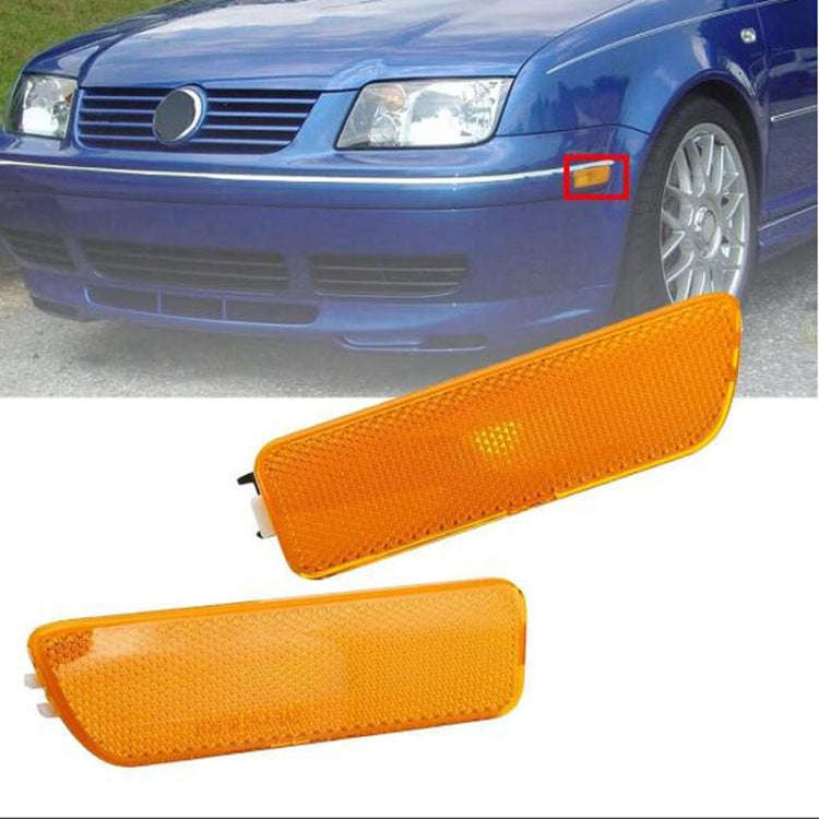 2 PCS Front Bumper Clearance Lights Housing without Bulb Replacement 1JM945071 / 1JM945072 for VW...