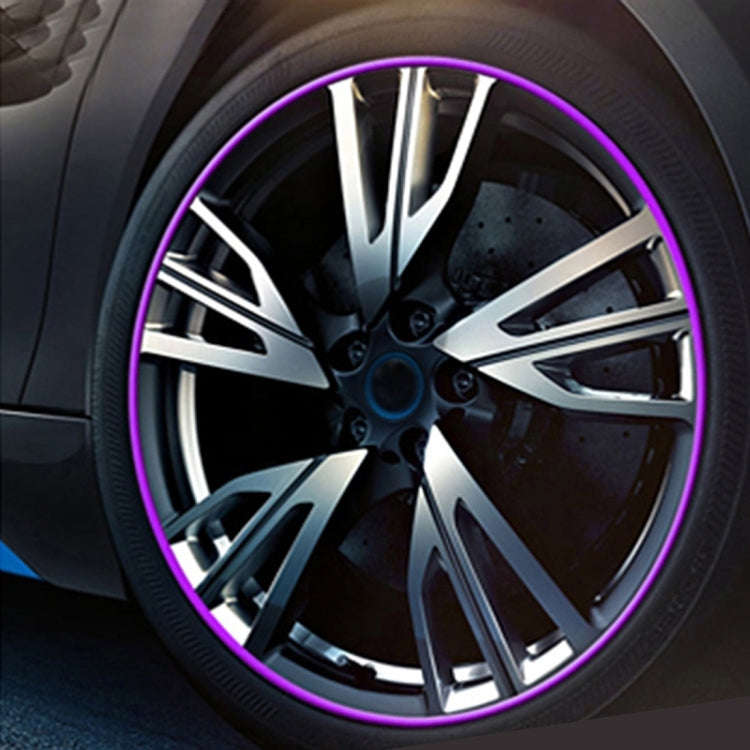 Universal Decorative Scratchproof Stickup 8M Flexible Car Wheel Hub TRIM Mouldings Shining Decora...