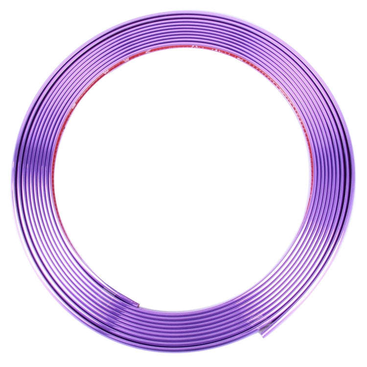 Universal Decorative Scratchproof Stickup 8M Flexible Car Wheel Hub TRIM Mouldings Shining Decora...
