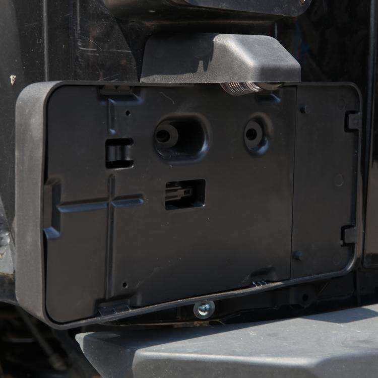 Car Tail Rear License Plate Frame Number Holder Mounting Bracket with Light for Jeep Wrangler JK ...