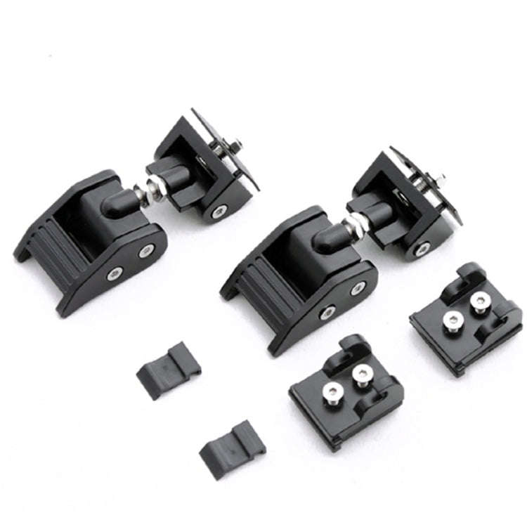 2 PCS Car Latch Locking Catch Buckle Engine Cover for Jeep Wrangler JK 2007-2017(Black)