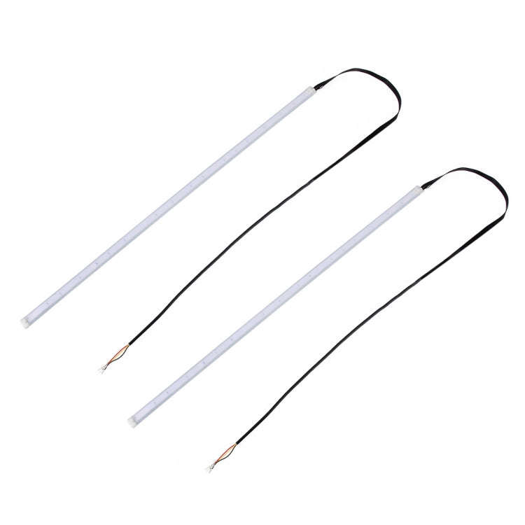 2 PCS 30cm DC12V 4.2W Ultra-thin Car Auto Double Colors Turn Lights / Running Lights, with LED SM...