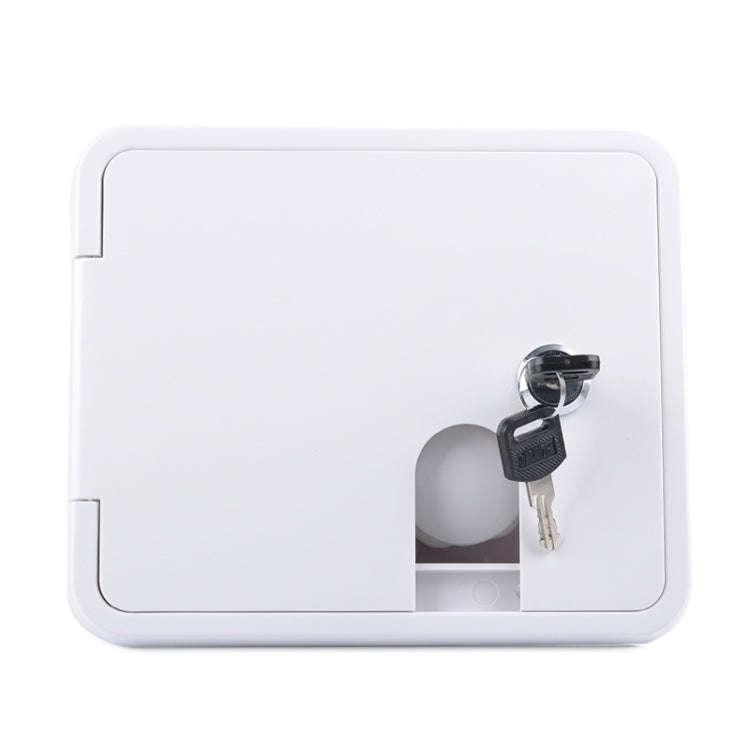 White Water Inlet Integrated Fill Dish Hatch Lock for RV Trailer Camper