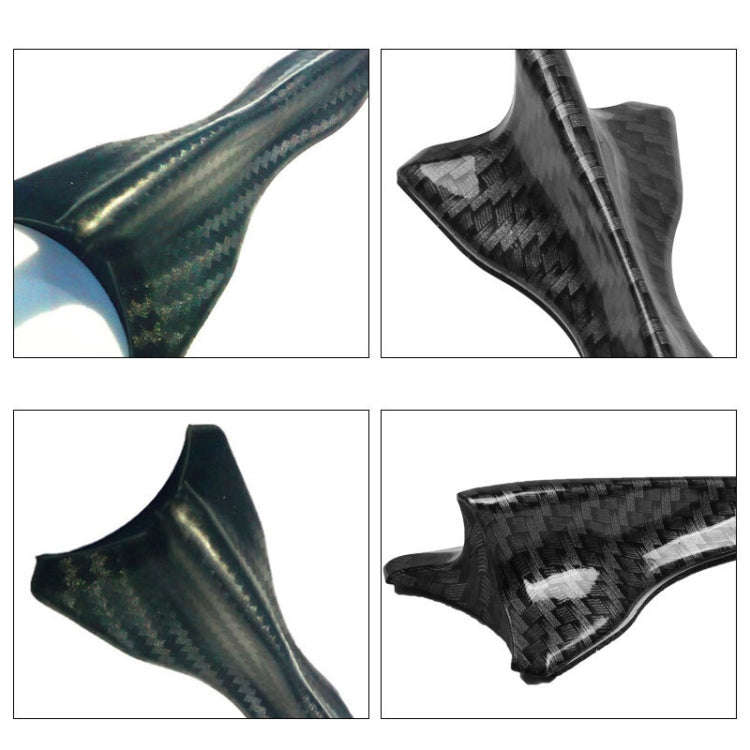 10 PCS Universal Car Black Shark Fin Diffuser Vortex Generator Roof Spoiler
