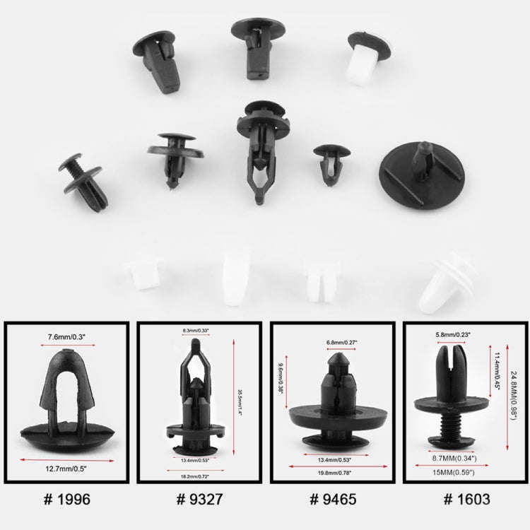 292 PCS Car Retainer Clips Assortment Car Panel Trim Plastic Fasteners Rivet Clips Set