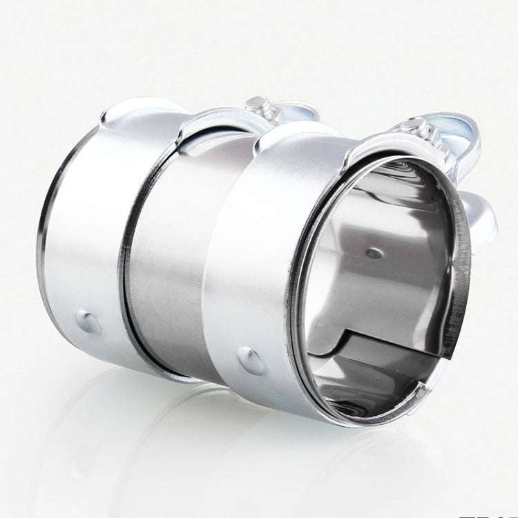 2.5 inch Car Turbo Exhaust Downpipe Low carbon Stainless Steel Lap Joint Band Clamp