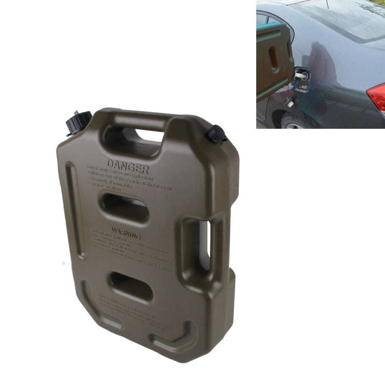 Gasoline Fuel Tanks Plastic 2.6 Gallon 10 Litres Auto Shut Off Fuel Cans Oil Container Emergency ...