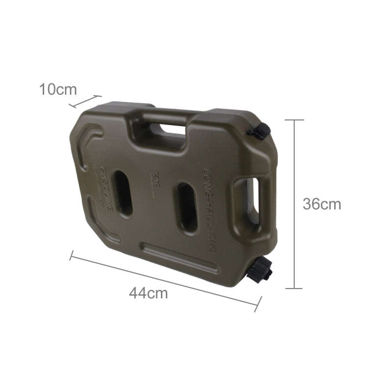 Gasoline Fuel Tanks Plastic 2.6 Gallon 10 Litres Auto Shut Off Fuel Cans Oil Container Emergency ...