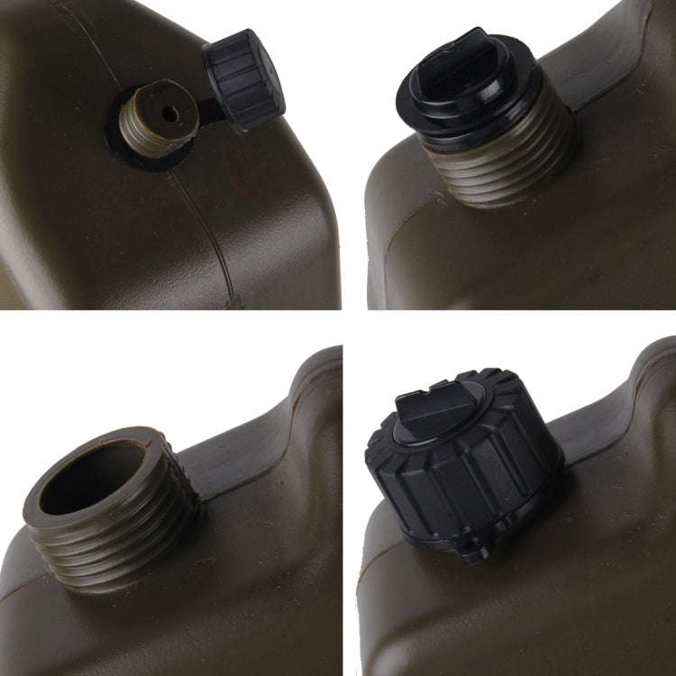 Gasoline Fuel Tanks Plastic 2.6 Gallon 10 Litres Auto Shut Off Fuel Cans Oil Container Emergency ...