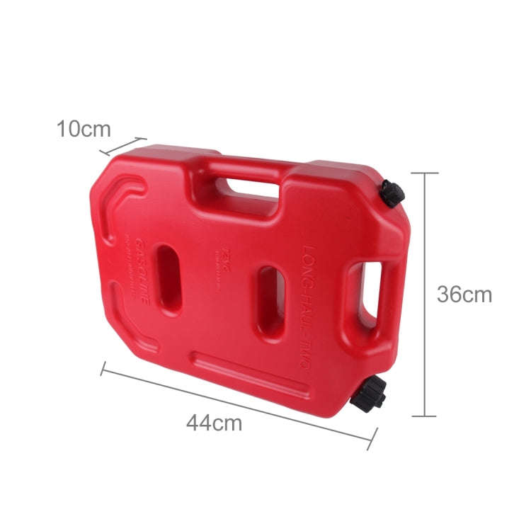 Gasoline Fuel Tanks Plastic 2.6 Gallon 10 Litres Auto Shut Off Fuel Cans Oil Container Emergency ...