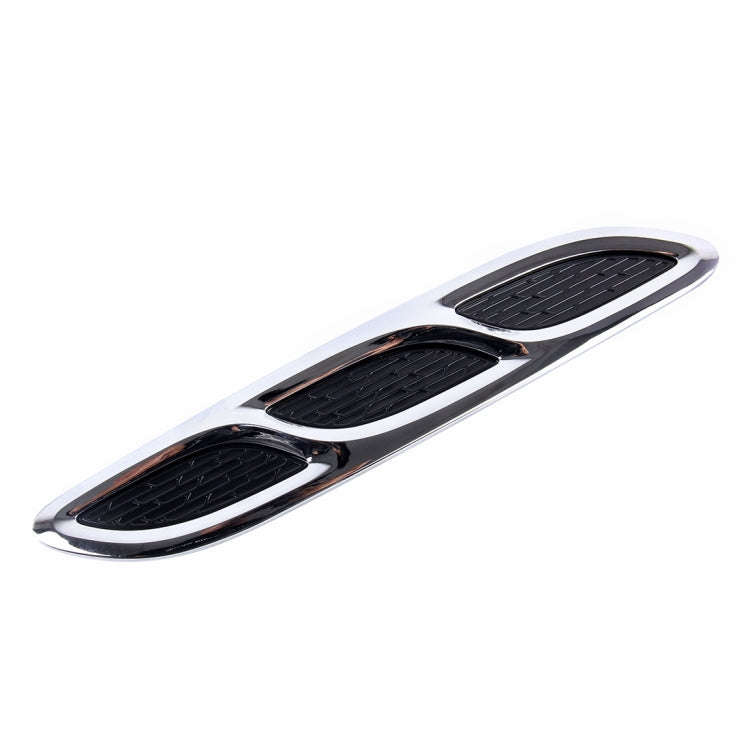 2PCS V-623 JDM Style Plastic Decorative Air Flow Intake Turbo Bonnet Hood Side Vent Cover With Se...
