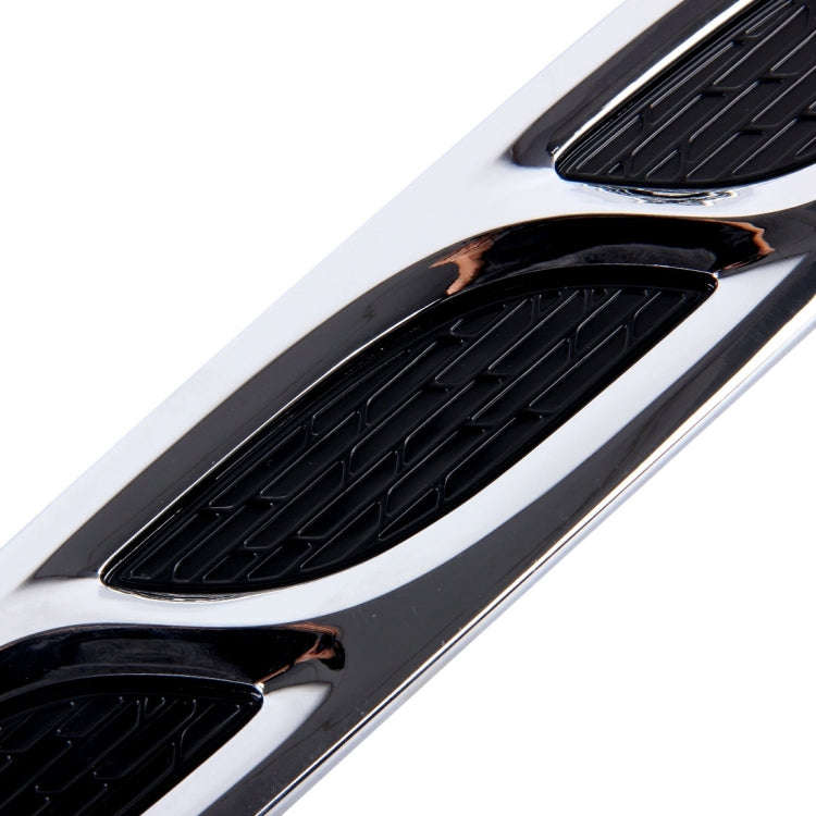 2PCS V-623 JDM Style Plastic Decorative Air Flow Intake Turbo Bonnet Hood Side Vent Cover With Se...