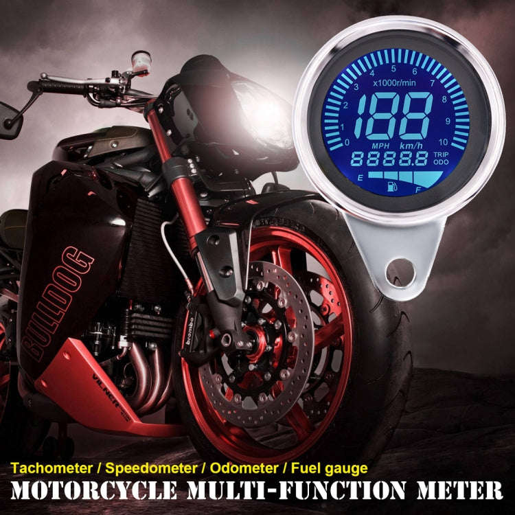 Motorcycle Multi-functional Modification Instrumentation Motorcycle Odometer Speedometer Tachomet...
