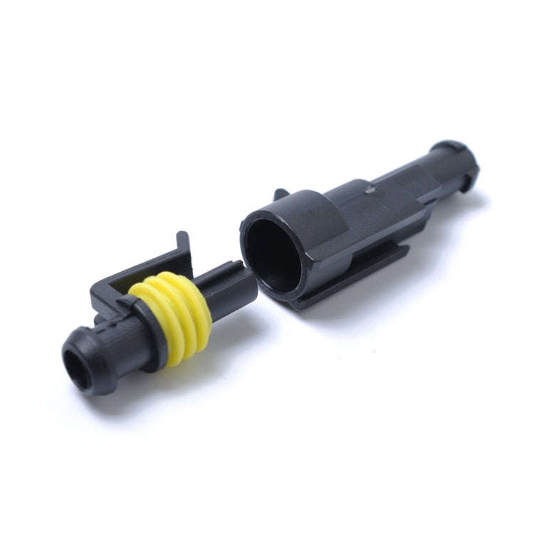 10 Sets 1 Pin Way Sealed Waterproof Electrical Wire Connector Plug Terminal Car Auto Set