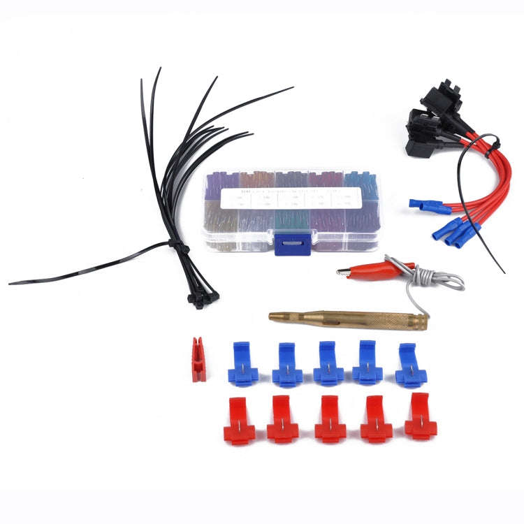 100 PCS Mix Assorted Car Motorcycle Truck Blade Fuse Set 3A 5A 7.5A 10A 15A 20A 25A 30A 35A 40A w...