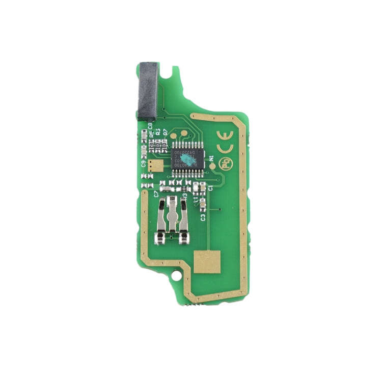 For PEUGEOT 3 Buttons Intelligent Remote Control Car Key with Integrated Chip & Battery & Holder ...