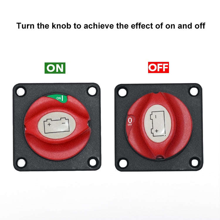Car Auto RV Marine Boat Battery Selector Isolator Disconnect Rotary Switch Cut