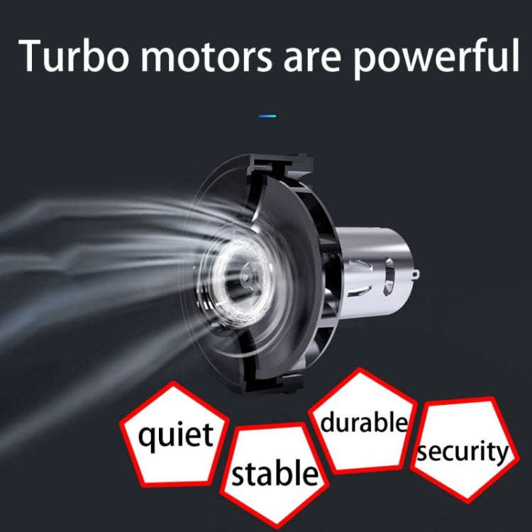 Car Portable Wireless 120W Handheld Powerful Vacuum Cleaner (White)