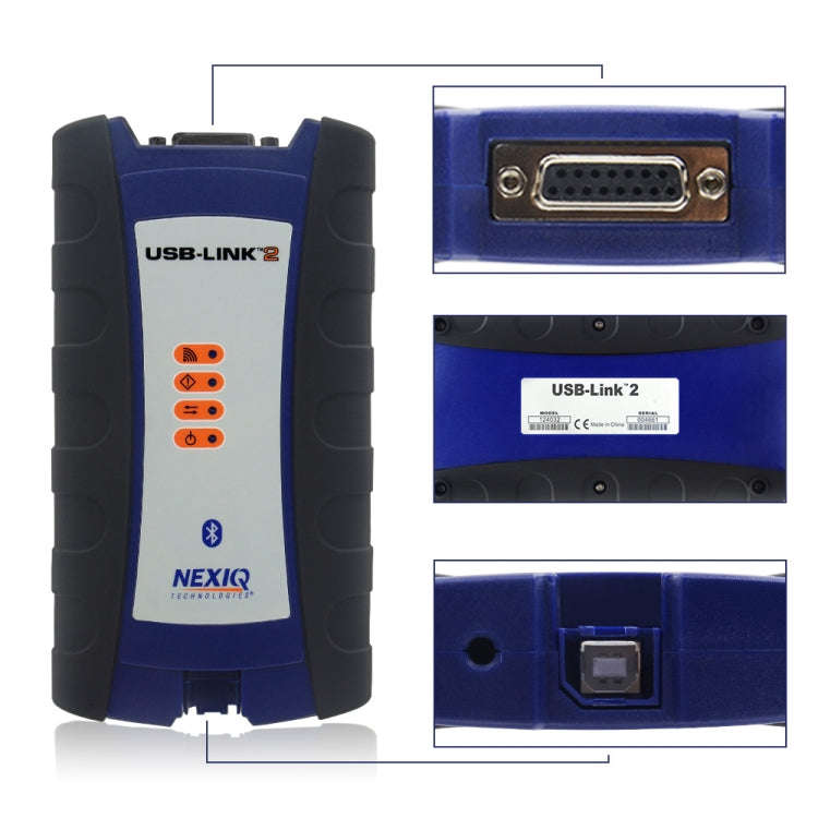 Nexiq 2 Bluetooth USB Linked Truck Diagnostic Tool Heavy Duty Truck Scanner 24V