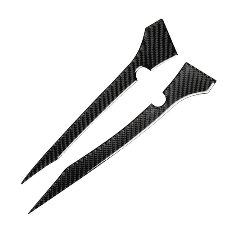 2 PCS Car Carbon Fiber Rearview Mirror Bumper Strip Decorative Sticker for BMW G30 (2018-2019) / ...