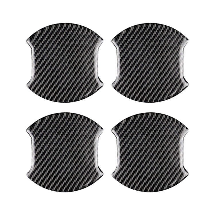 4 PCS Car-Styling Carbon Fiber Door Outer Handle Scratches Resistant Stickerfor Toyota Camry