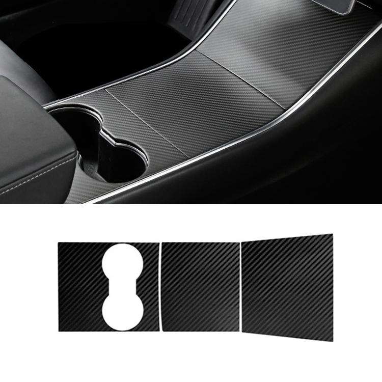 Car Central Control Panel Film Scratch-proof PVC Decorative Sticker for Tesla Model 3 before 2021...